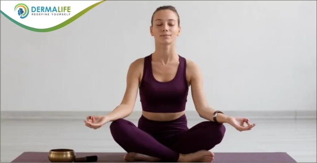 Yoga and Meditation- the best exercise for hair growth
