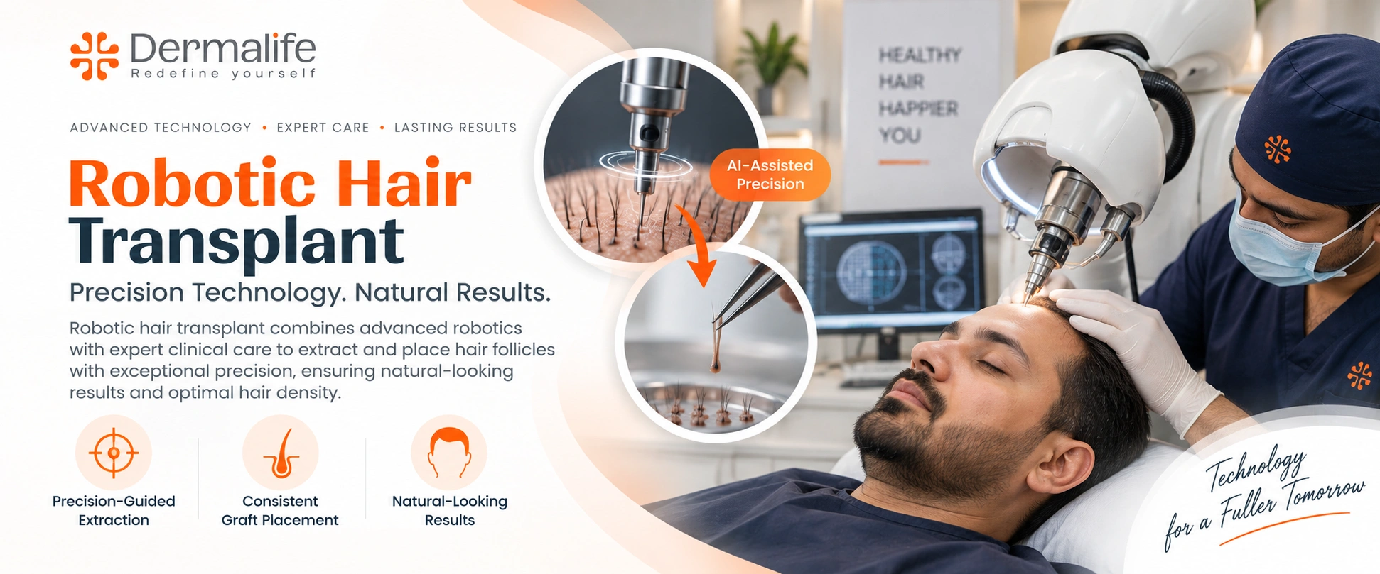 Want accurate speedy-hair transplant?